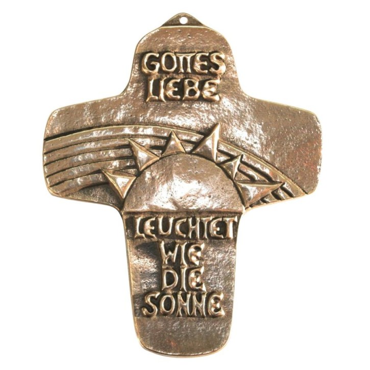 Kommunionkreuz - Bronze -