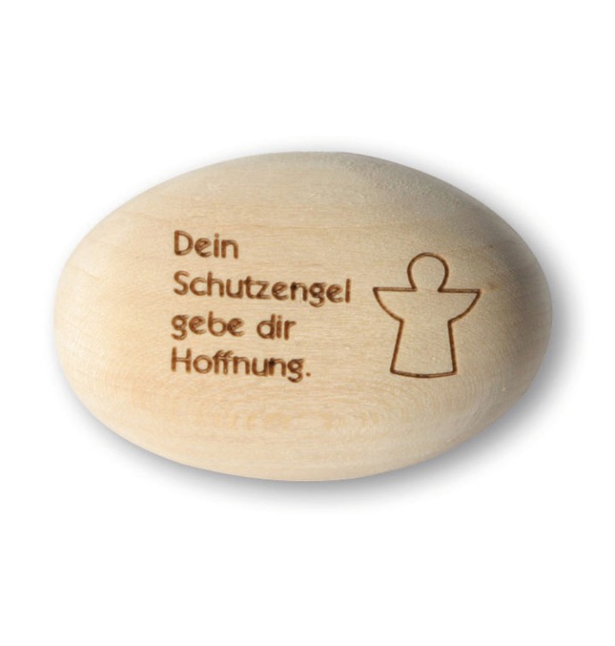 Handschmeichler Schutzengel Holz Hoffnung