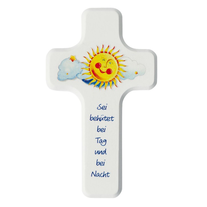 Kinderkreuz zur Geburt: Sei behütet bei Tag und Nacht