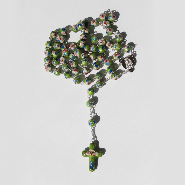 Cloisonné-Rosenkranz
