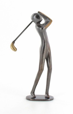 Golfer, abschlagend