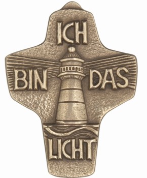 Kommunionkreuz - Bronzekreuz 