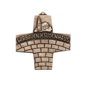 Kommunionkreuz - Bronzekreuz 