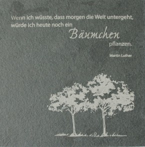 Deko-Schiefertafel Sinn des Lebens