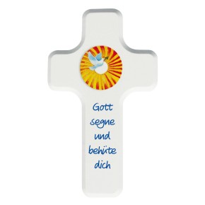 Taufkreuz: Gott segne und behüte dich