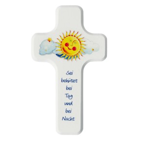 Kinderkreuz zur Geburt: Sei behütet bei Tag und Nacht