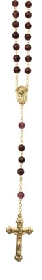 Rosenkranz mit Schmuckperlen aus Amethyst