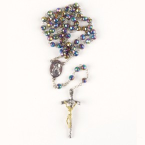 Rosenkranz mit Multicolor-Perlen