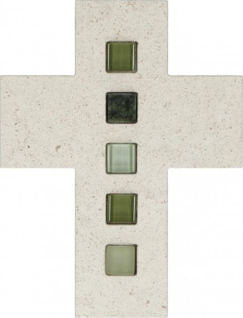 Schmuckkreuz aus Naturstein