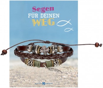 Leder-Armband auf Backcard