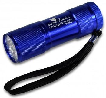 LED-Taschenlampe mit der Jahreslosung 2019