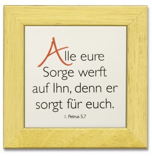 Vater unser.. Keramikfliese 15x20 o.R.