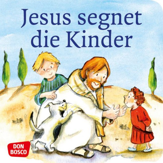 Jesus segnet die Kinder. Mini-Bilderbuch.