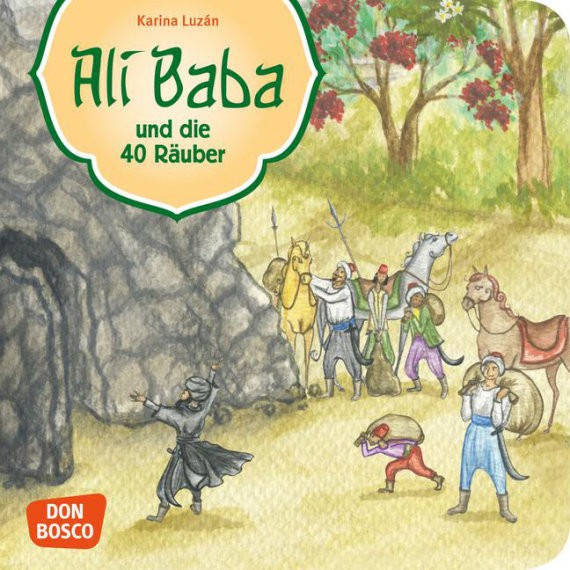 Ali Baba und die 40 Räuber. Mini-Bilderbuch.