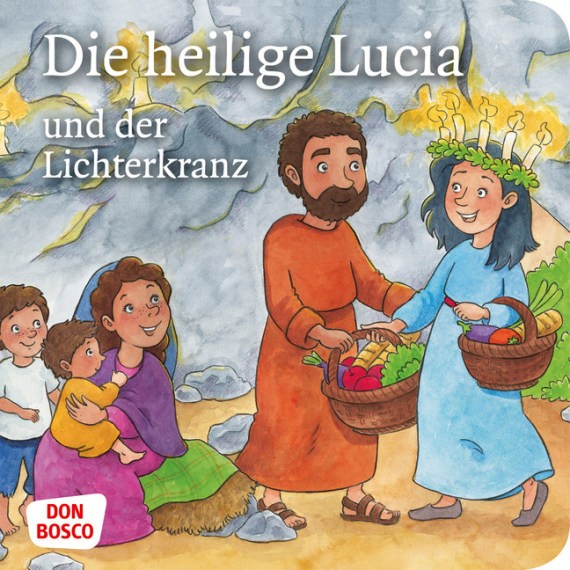 Die heilige Lucia und der Lichterkranz. Mini-Bilderbuch