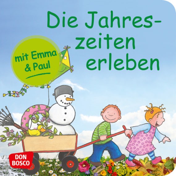 Die Jahreszeiten erleben mit Emma und Paul. Mini-Bilderbuch.