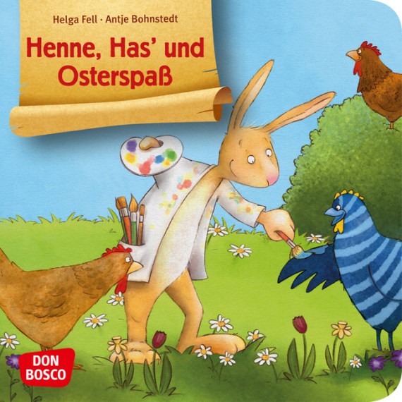 Henne, Has' und Osterspaß. Mini-Bilderbuch.