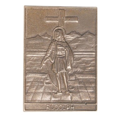 Rudolf - Bronzerelief