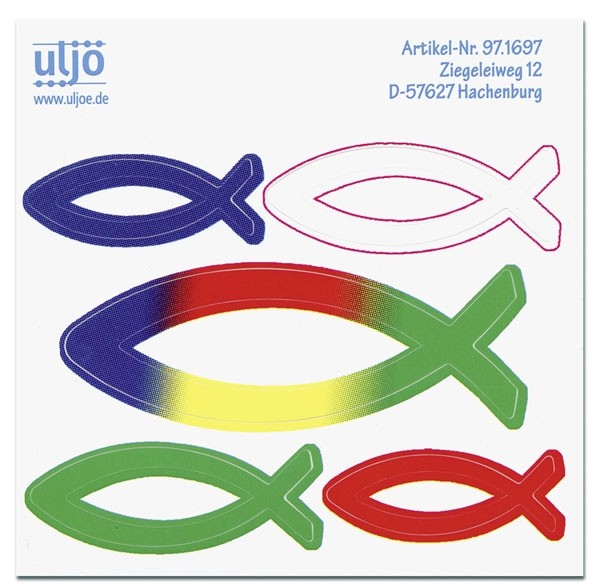 Aufkleber-Set - Fische