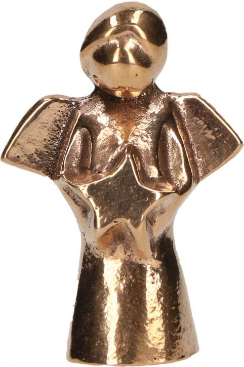 Bronzefigur - Engel mit Stern