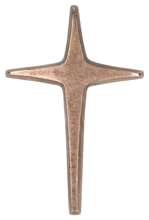 Wandkreuz Bronze