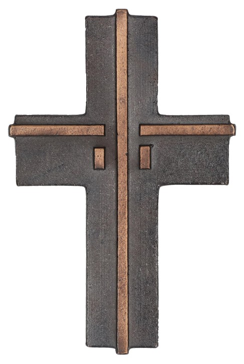 Wandkreuz aus Bronze