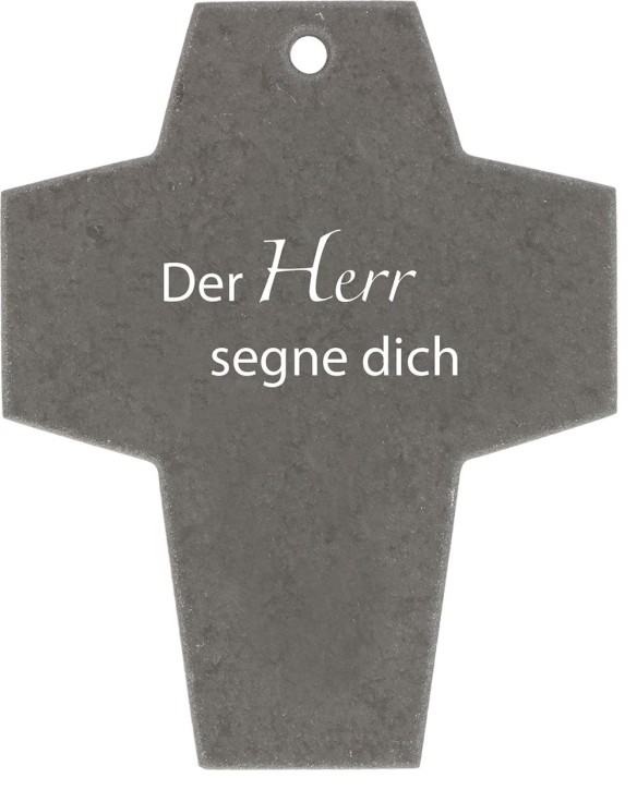 Schieferkreuz Der Herr segne dich