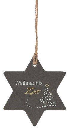 Schieferanhänger WeihnachtsZeit