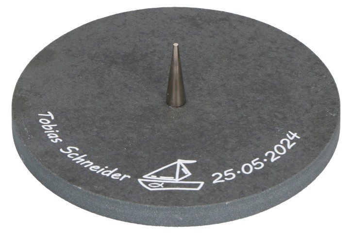 Schieferleuchter zur Taufe