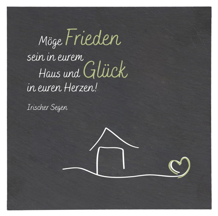 Schiefertafel - Haussegen