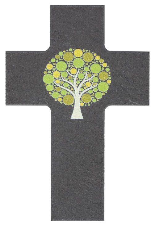 Schieferkreuz - Lebensbaum
