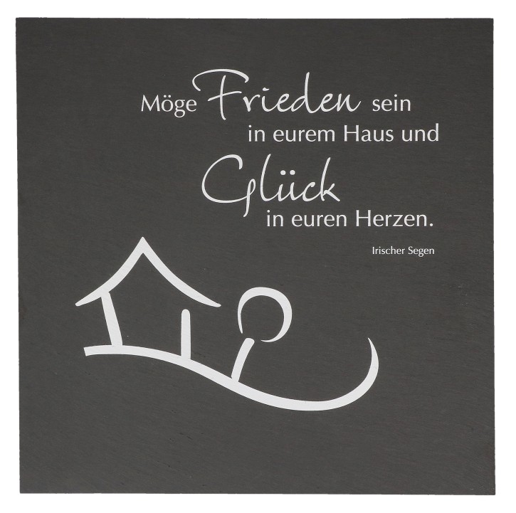 Schiefertafel - Irischer Segen