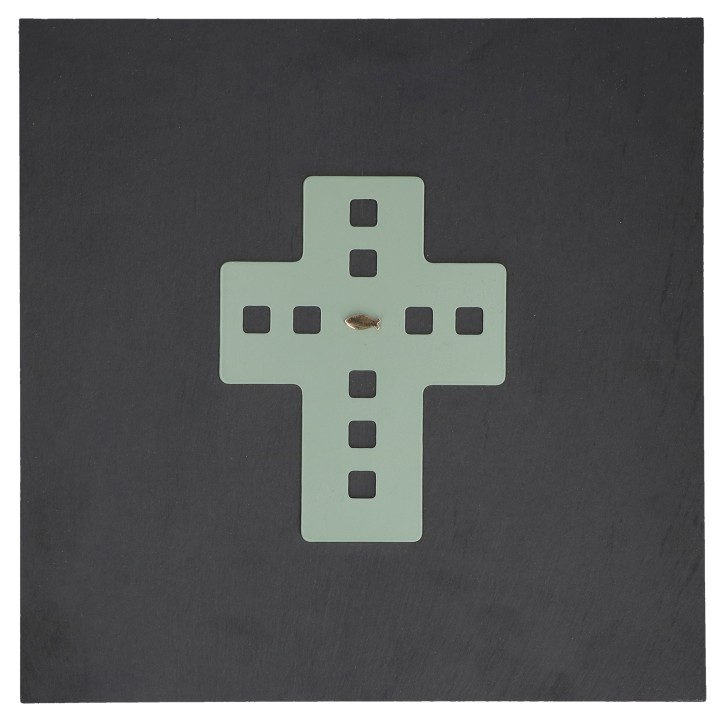 Schiefertafel - Segenskreuz