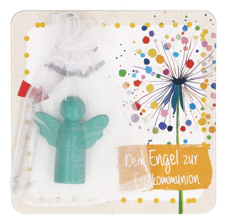 Engelfigur aus Metall - Dein Engel zur Erstkomunion