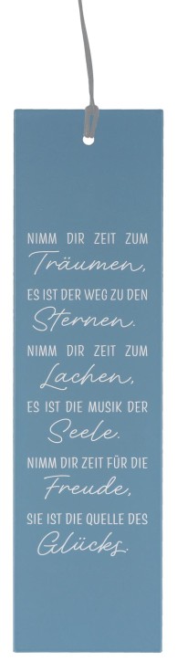 Edelstahltafel zum Aufhängen - Nimm dir Zeit