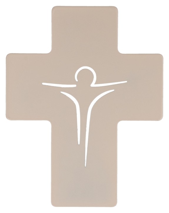 Kreuz aus Metall - Christus