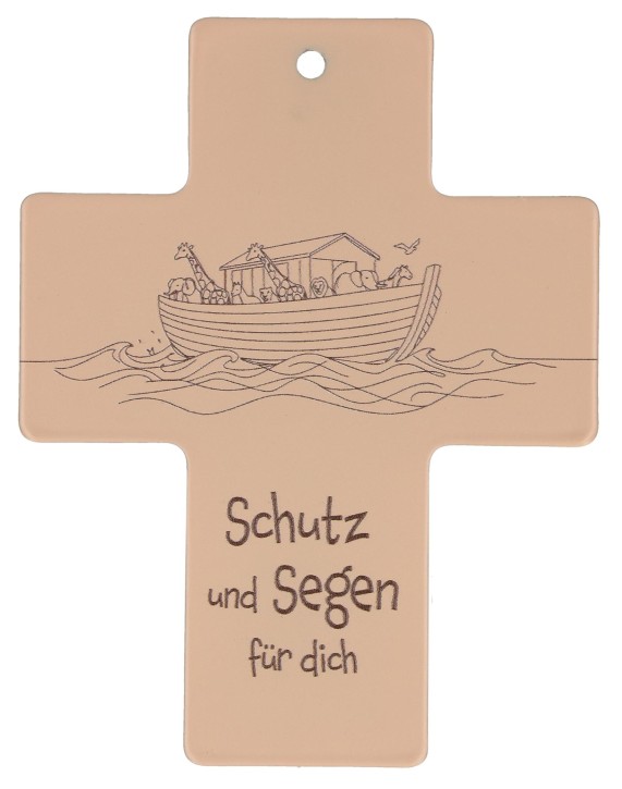 Symbolkreuz aus Metall - Arche Noah