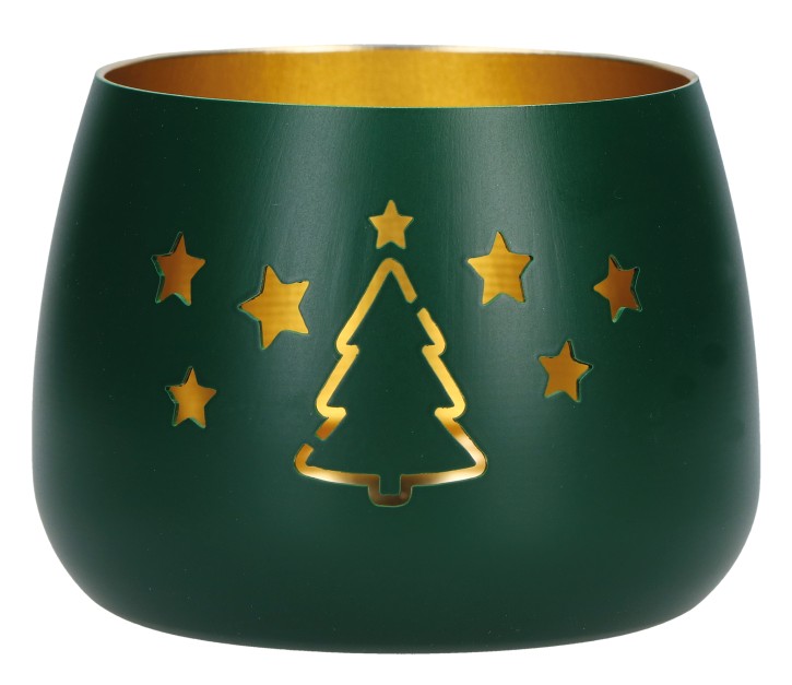 Metallwindlicht - Weihnachten