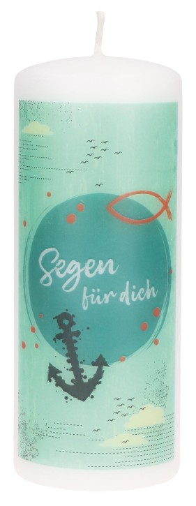 Stumpenkerze - Segen für dich