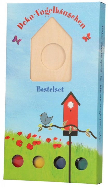 Bastelset Deko-Vogelhäuschen