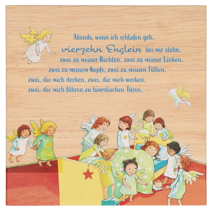Holztafel aus Eiche - Vierzehn Englein