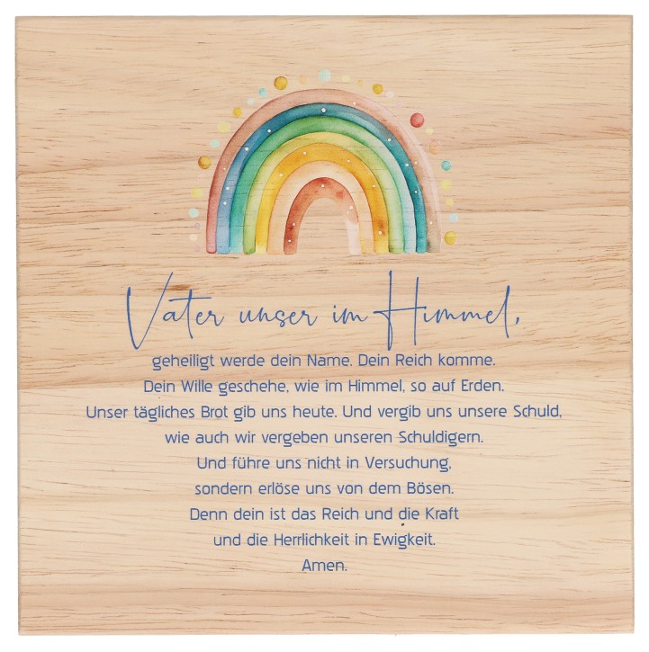 Holztafel aus Eiche - Vater unser