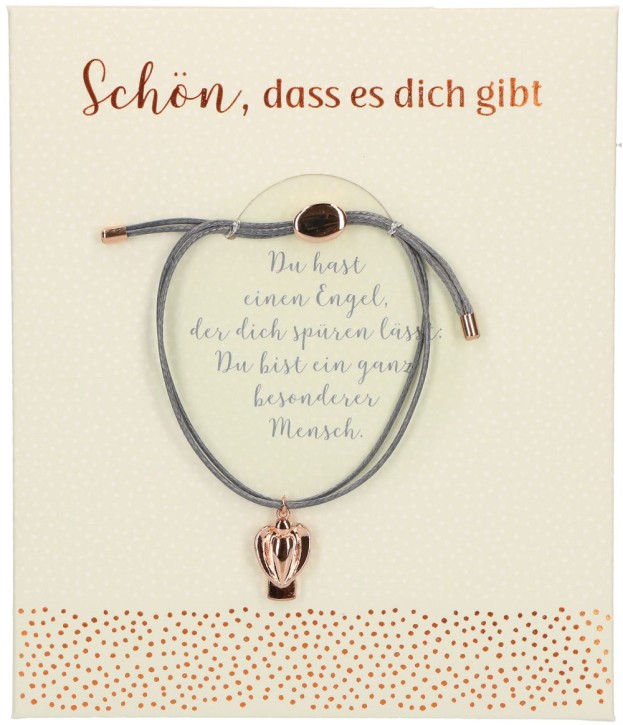 Textil-Armband Schön, dass es dich gibt