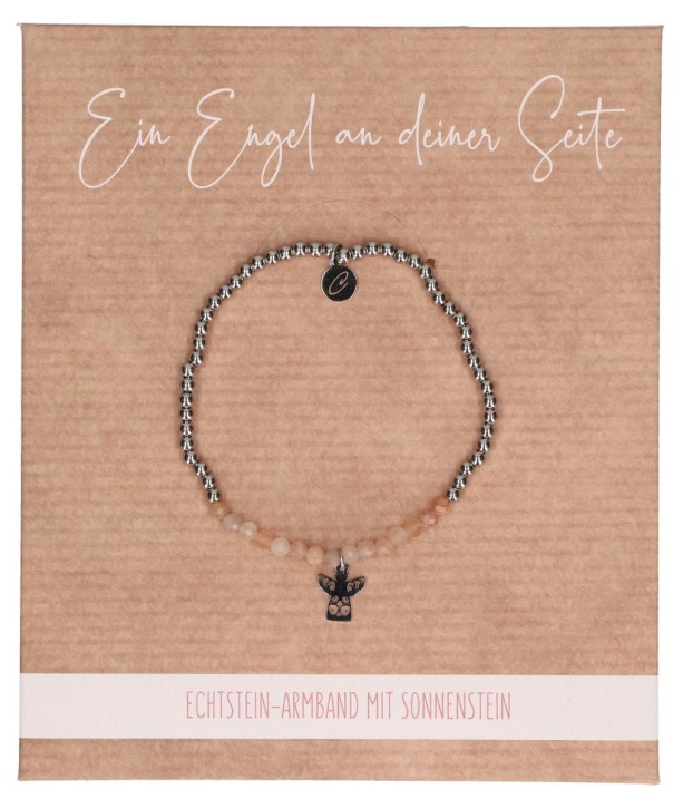 Echtstein-Armband - Ein Engel an deiner Seite