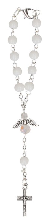 10er Rosenkranz mit Schutzengel