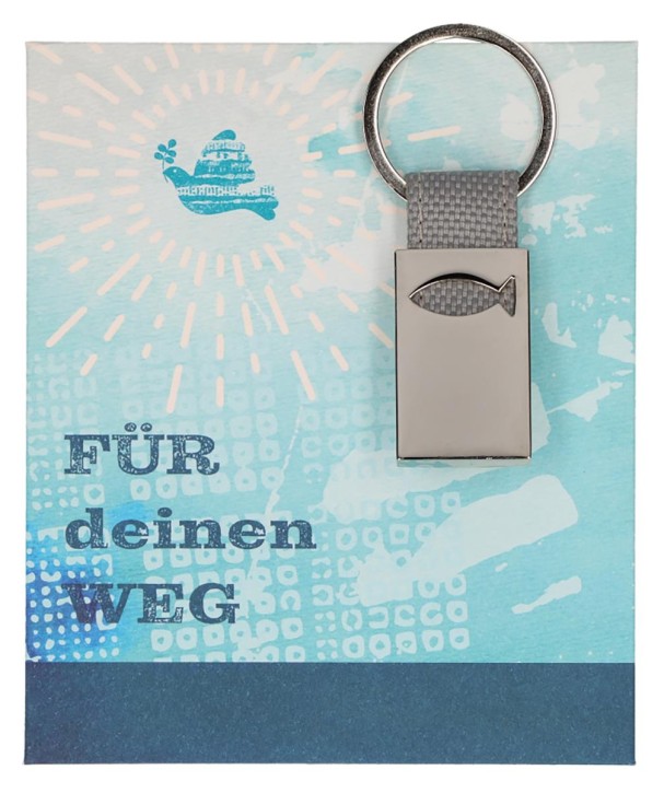 Fisch-Schlüsselanhänger - Für deinen Weg