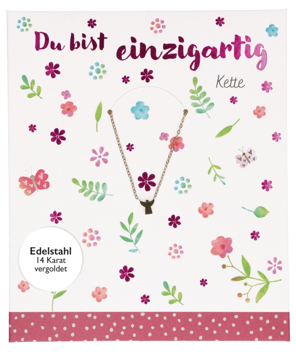 Edelstahl-Kette - Du bist einzigartig