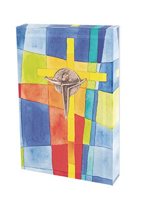 Glasquader zum Aufstellen Kreuz
