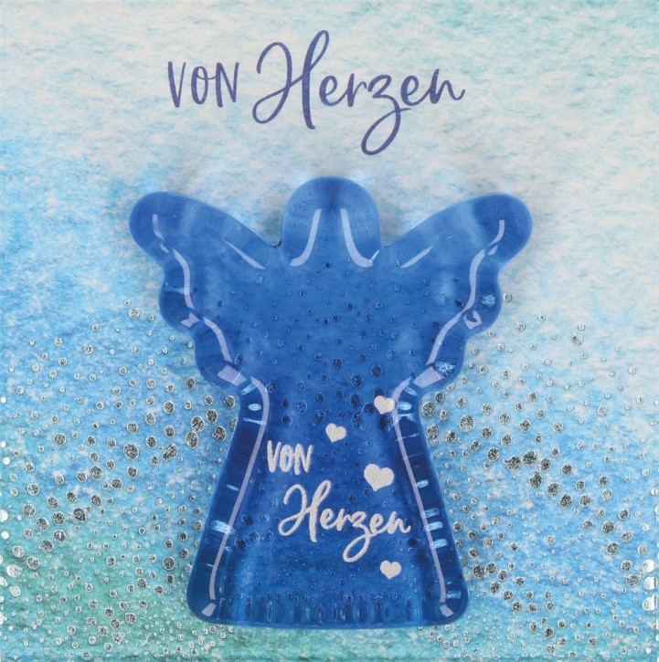 Engel-Glashandschmeichler - Von Herzen