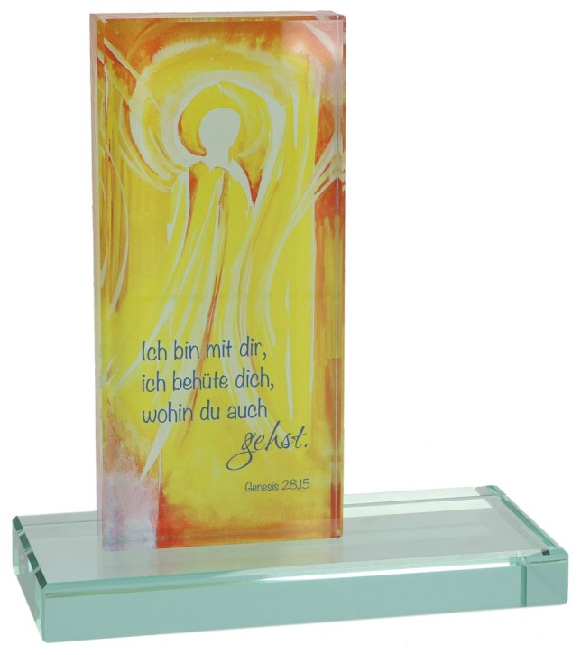 Glasstele - Schutzengel